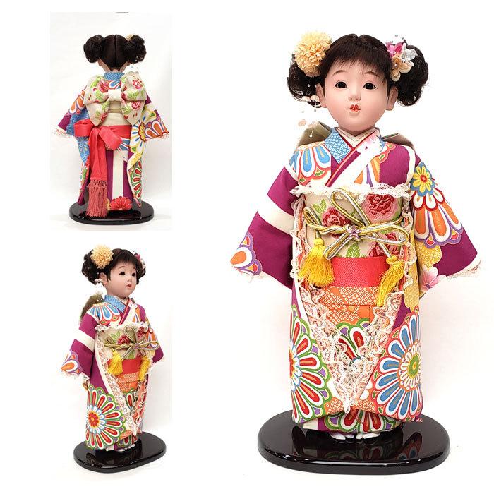 雛人形 コンパクト おしゃれ 市松人形 初節句 お祝い 節句人形飾り