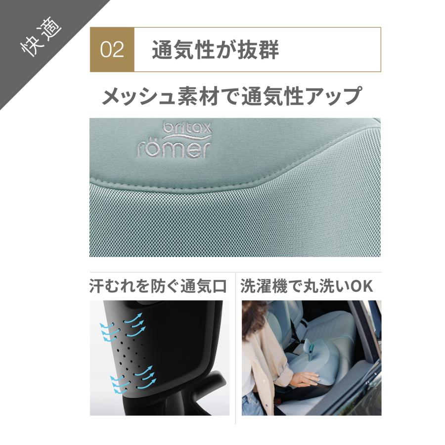 ブリタックスレーマー キッドフィックス プロ Britax Romer KIDFIX PRO i-SIZE 保証4年 チャイルドシート ジュニアシート ブライタックス isofix R129 150cmの画像