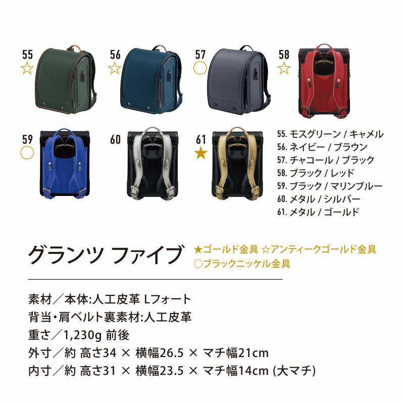 2027年モデル ランドセル グランツファイブ GLANTZ V GL201 村瀬鞄行