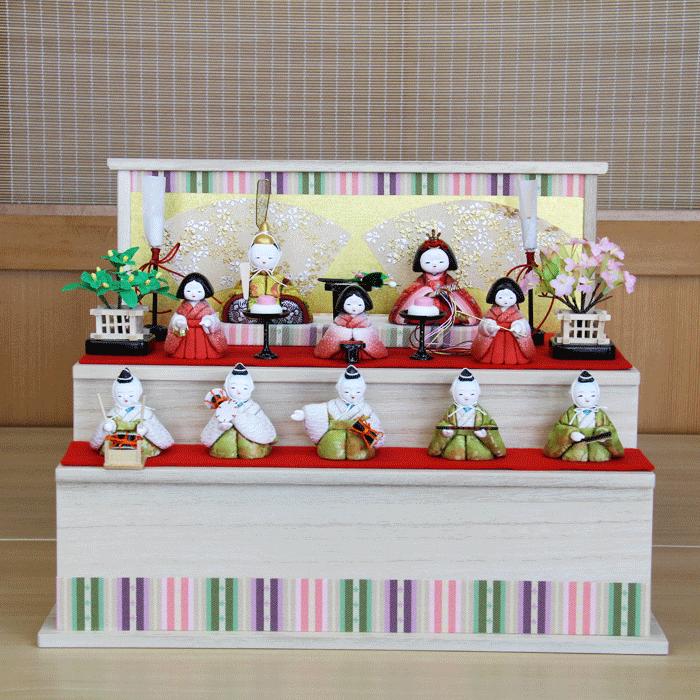 雛人形 ひな人形 おしゃれ コンパクト モダン 姫ひいな 木目込み