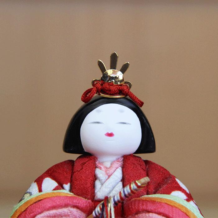 雛人形 ひな人形 おしゃれ コンパクト モダン 姫ひいな 木目込み 五人飾り 東玉 NO.5 st