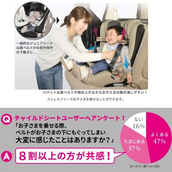 エールベベ チャイルドシート ジュニアシート ISOFIX 2歳 1歳 3歳 