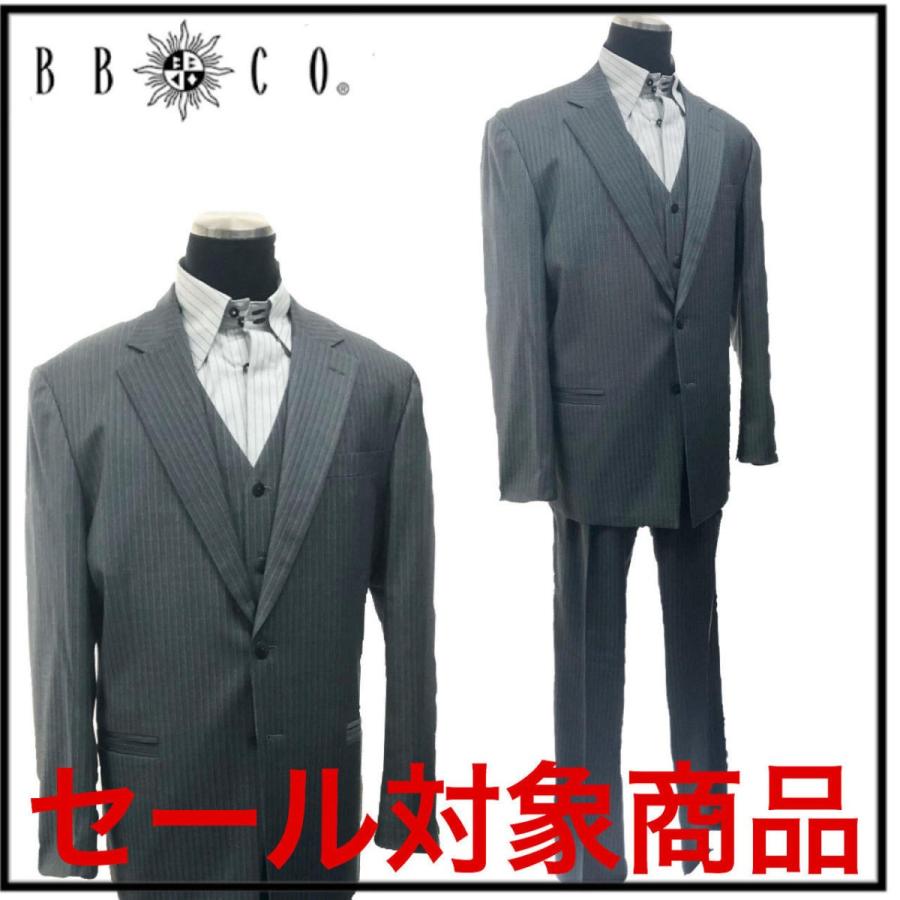 スーツ メンズ スリーピース おしゃれ ブランド co ビビコ Abo 9801 グレーストライプ 50 Ll 218 cojapanオンライン 通販 Yahoo ショッピング