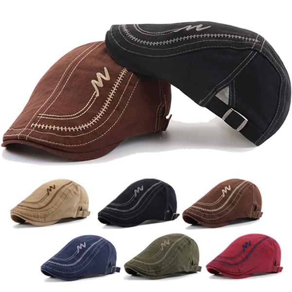 ステッチ ハンチング キャップ コットン 帽子 刺しゅう 綿 ハンチング帽 メンズ レディース HUNTING CAP 7141 | 