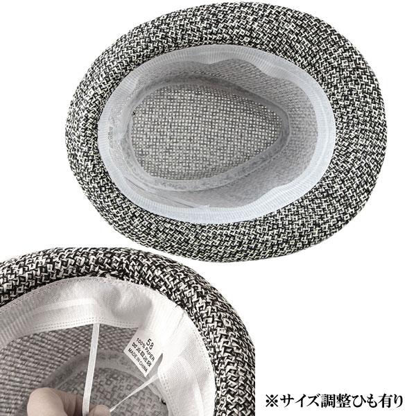 中折れハット ストロー 麦わら帽子 パナマ帽 ツートーン ベルト付きハット UVカット 日除け 帽子 男女兼用 春 夏 HAT 6518 |  | 07