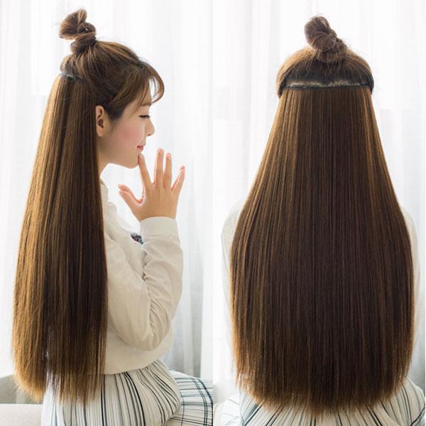 エクステ ウィッグ ロングストレート 5クリップ付 エクステンション 襟足ウィッグ ワンタッチ 耐熱 ウイッグ 付け毛 つけ毛 WIG EXT 004 |  | 09
