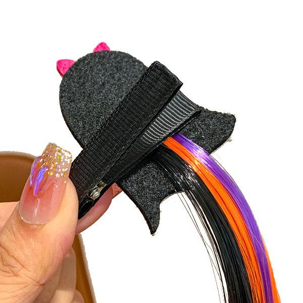 ハロウィン ヘアアクセ マルチカラーエクステ ピン付き コスプレ グッズ モチーフ 小物 小道具 キャラクター acc 005 |  | 07