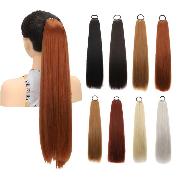 ポニーテール エクステ ボリューム ロング リングゴム エクステンション ポイントウィッグ ヘアアレンジ 付け毛 つけ毛 ウイッグ WIG POINT 020 | 