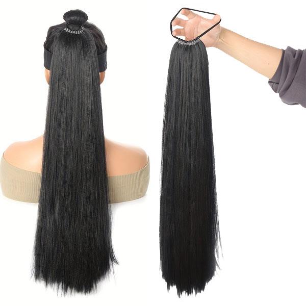 ポニーテール エクステ ボリューム ロング リングゴム エクステンション ポイントウィッグ ヘアアレンジ 付け毛 つけ毛 ウイッグ WIG POINT 020 |  | 11