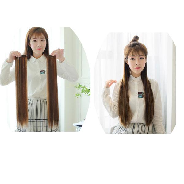 エクステ ストレート セット売り 2クリップ エクステンション ウィッグ 襟足ウィッグ 耐熱 えりあし ウイッグ 付け毛 つけ毛 WIG EXT 008st |  | 14