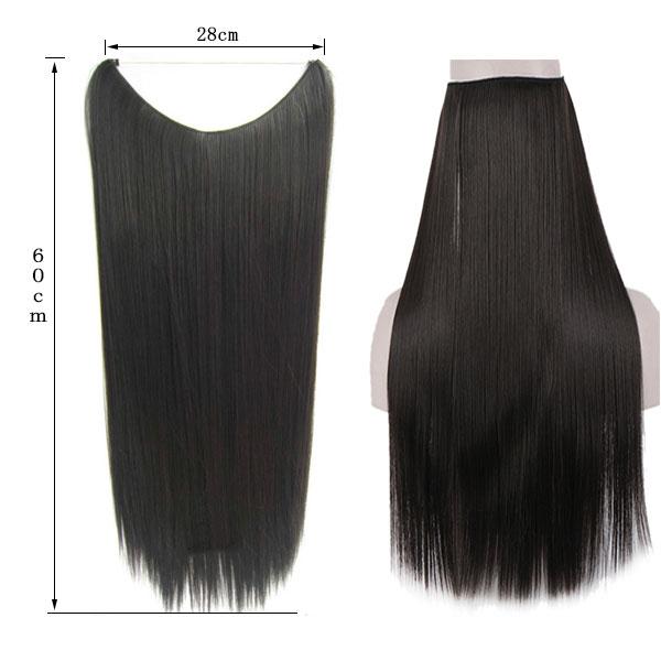 エクステ ストレート ステルスワイヤー ワイヤーエクステ ウィッグ エクステンション ロング 金髪 付け毛 つけ毛 ウイッグ えりあし WIG EXT 015st |  | 16