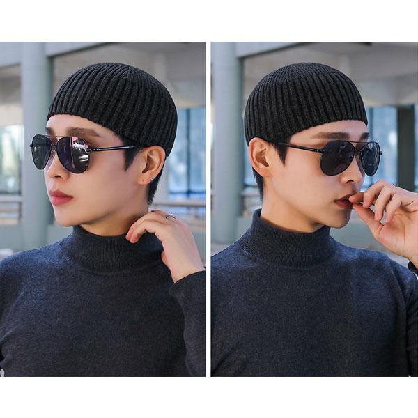 浅い ニット帽 ショートワッチ イスラム帽 浅めビーニー ニット