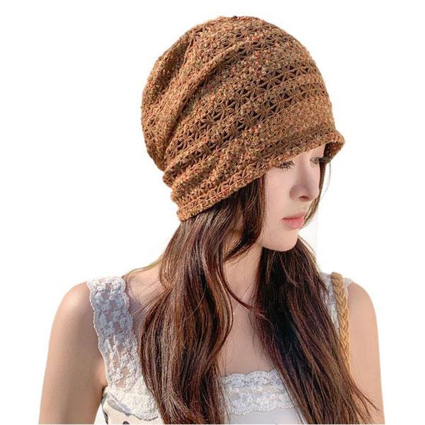 パステルカラー モノトーン レースキャップ 帽子 医療用 外出用 レディース帽子 医療用帽子 透け感あり 通気性 ケアキャップ ルームキャップ CAP 1015 |  | 18