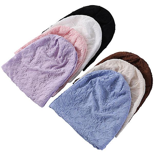 レディースキャップ 帽子 薄手 大きいサイズ 綿ポリ しわ加工 医療用帽子 婦人帽 ルームキャップ ヘアキャップ ケア帽子 CAP 1017 |  | 10