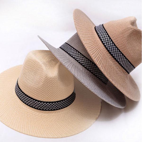 麦わら帽子風 中折れ つば広 リボン付 帽子 軽量ハット 通気性 ツバ広 UVカット 暑さ対策 日よけ メンズ レディース 春 夏 HAT 6567 |  | 08