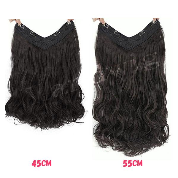 エクステ カール V字型 襟足ウィッグ 耐熱 エクステンション ロング ミディアムカール ウィッグ 付け毛 つけ毛 ウイッグ えりあし WIG EXT 007cl |  | 06