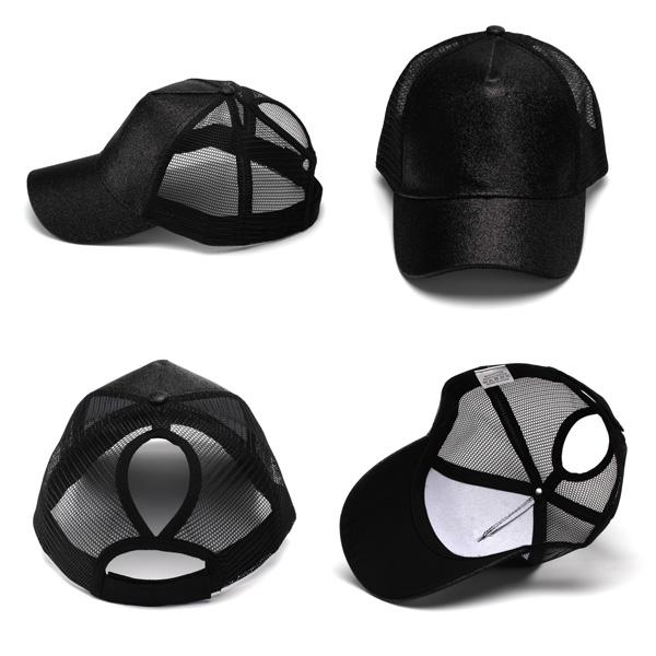 キャップ 帽子 メッシュ ベースボールキャップ グリッター ラメ メタリック 海外風 ポニーテール レディース 春 夏 秋 CAP 5004 |  | 11