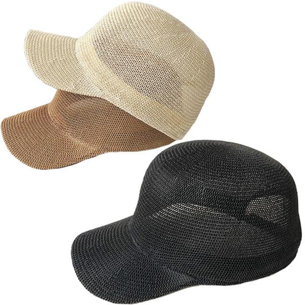 ペーパーストロー 麦わら風 ベースボールキャップ ナチュラル 帽子 キャップ 野球帽 大きいサイズ 日焼け対策 軽量 レディース CAP 5021 | 
