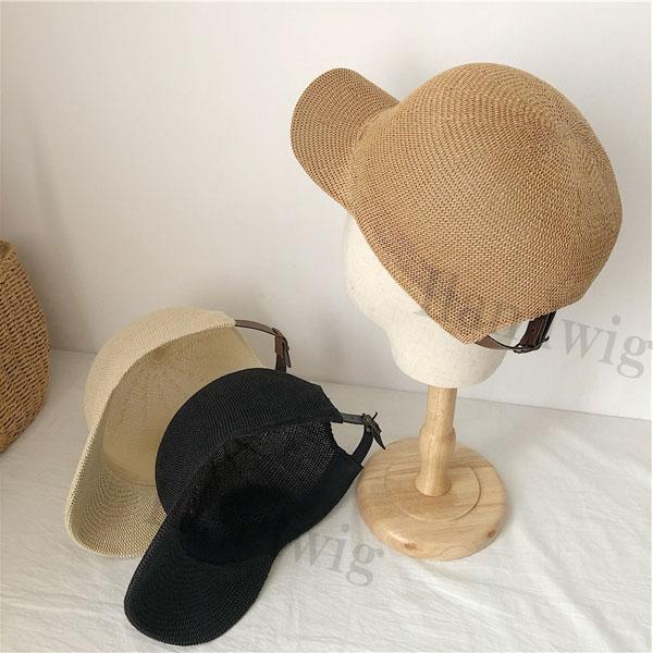 ペーパーストロー 麦わら風 ベースボールキャップ ナチュラル 帽子 キャップ 野球帽 大きいサイズ 日焼け対策 軽量 レディース CAP 5021 |  | 09