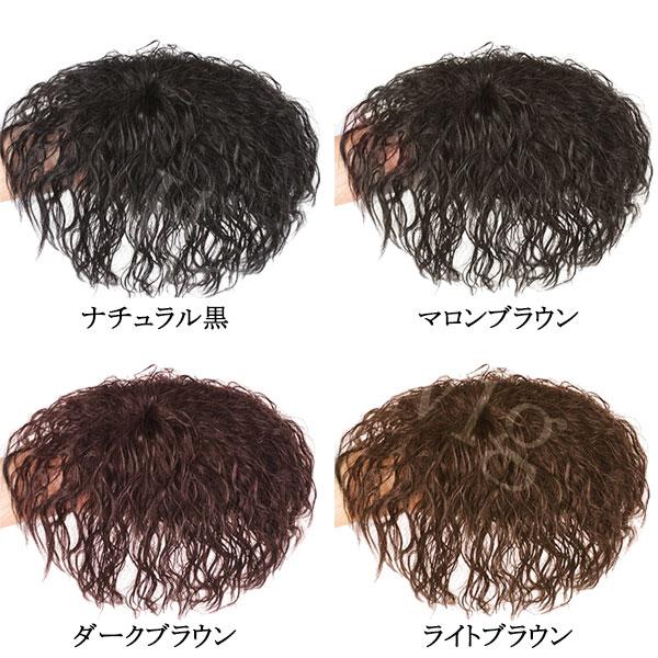 トップピース ゆるカール 耐熱 ボリューム ヘアピース 前髪ウィッグ つむじ ヘアトップピース トップカバー エクステ 付け毛 かつら WIG MG 008 |  | 05