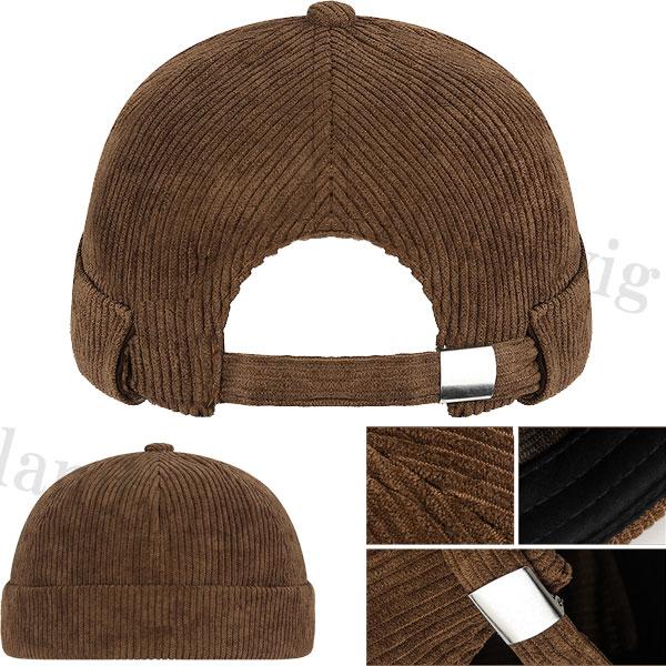 ロールキャップ つばなしキャップ コーデュロイ フィッシャーマンキャップ ワッチキャップ 丸形 軽量 通気性 メンズ レディース CAP 4959 |  | 09