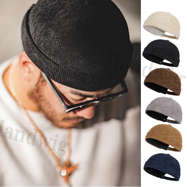 ロールキャップ つばなしキャップ コーデュロイ フィッシャーマンキャップ ワッチキャップ 丸形 軽量 通気性 メンズ レディース CAP 4959 |  | 18