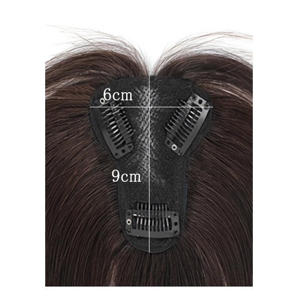 トップピース ワンレン 25cm センター分け トップカバー 前髪ウィッグ 部分ウィッグ ウィッグ エクステ 付け毛 つけ毛 かつら WIG MG 013 |  | 02