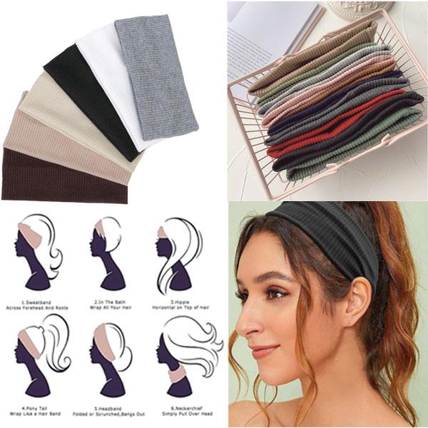 ヘッドバンド 汗止め ヘアバンド リブバンド 吸汗速乾 軽量 スポーツ 薄型 伸縮性 通気性あり メイク ランニング ヨガ ジム 洗顔用 男女兼用 CAP 464 |  | 20