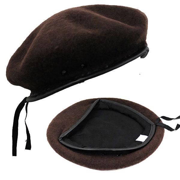 ベレー帽 ウール混 ミリタリー風 フェルト 帽子 ベレー ハット 大きいサイズ 無地 ミリタリーキャップ M L XL メンズ レディース BERET CAP 3415 |  | 06