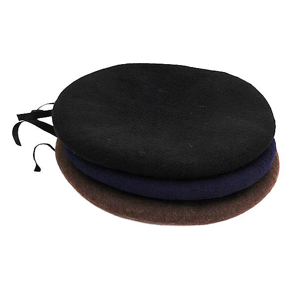 ベレー帽 ウール混 ミリタリー風 フェルト 帽子 ベレー ハット 大きいサイズ 無地 ミリタリーキャップ M L XL メンズ レディース BERET CAP 3415 |  | 10