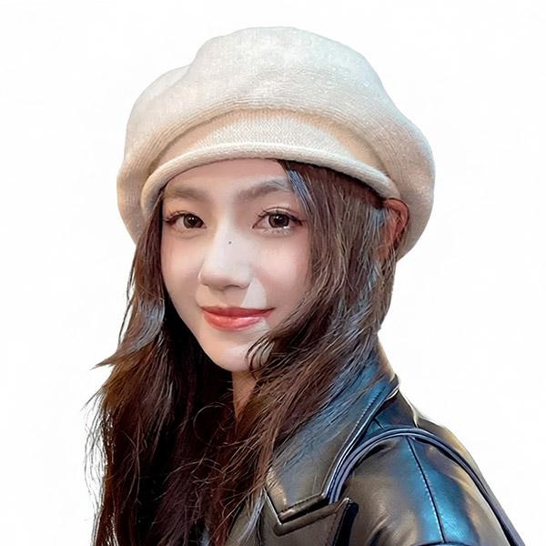 ベレー帽 ニットベレー キャップ ニット帽 帽子 ベレー ニットキャップ 無地 レディース 婦人帽 BERET CAP 3416 |  | 09