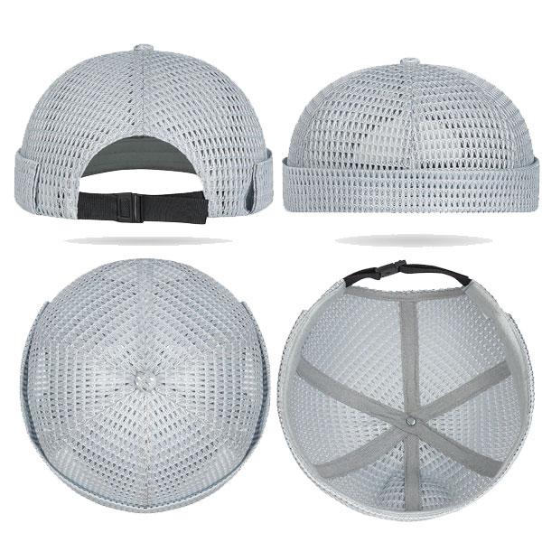 ロールキャップ メッシュ【吸汗速乾・UVカット】つばなし帽子 フィッシャーマンズキャップ 涼しい 夏用 蒸れない アウトドア 釣り メンズ レディース 5103 |  | 08