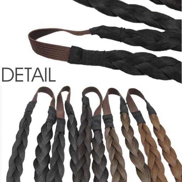 ヘアアクセ ヘアバンド 三つ編みエクステバンド ヘアアレンジ ACC 003