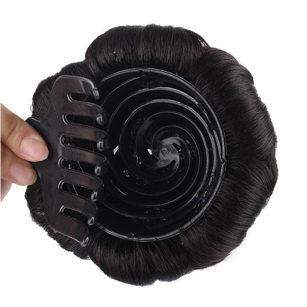 クリップ式 ふんわり お団子 ポイントウィッグ カール おだんご エクステ 部分ウィッグ 耐熱 付け毛 つけ毛 アップヘア ウイッグ かつら カツラ WIG BUN 004 |  | 06