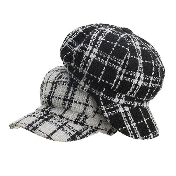 帽子 キャスケット ツイード チェック クラッシック CAP1307 | 