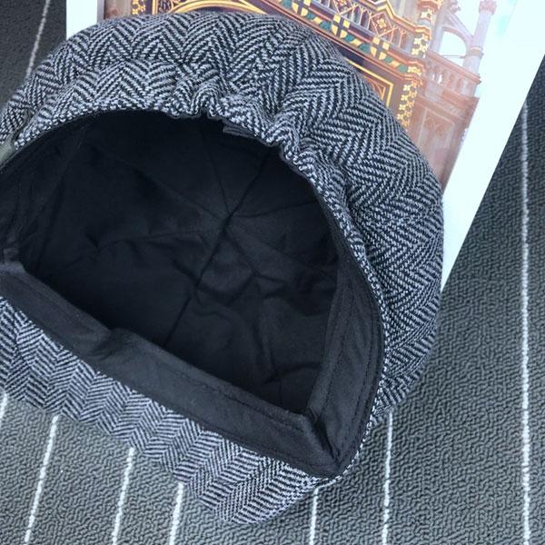 ヘリンボーン キャスケット 厚手 帽子 大きいサイズ キャスケット帽 キャップ ハンチング M L XL メンズ レディース CAP 1315 |  | 14