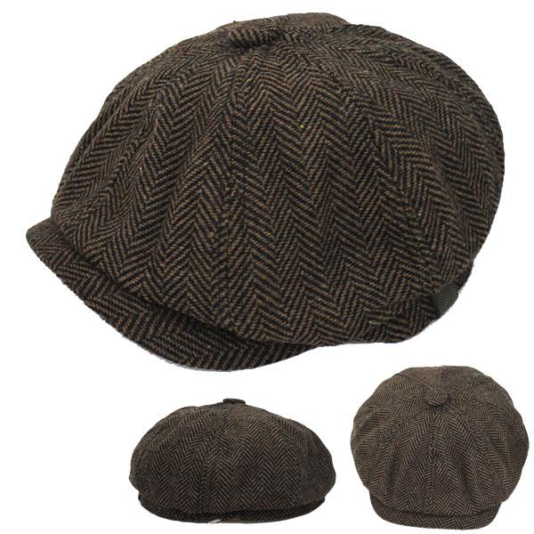 ヘリンボーン キャスケット 厚手 帽子 大きいサイズ キャスケット帽 キャップ ハンチング M L XL メンズ レディース CAP 1315 |  | 05