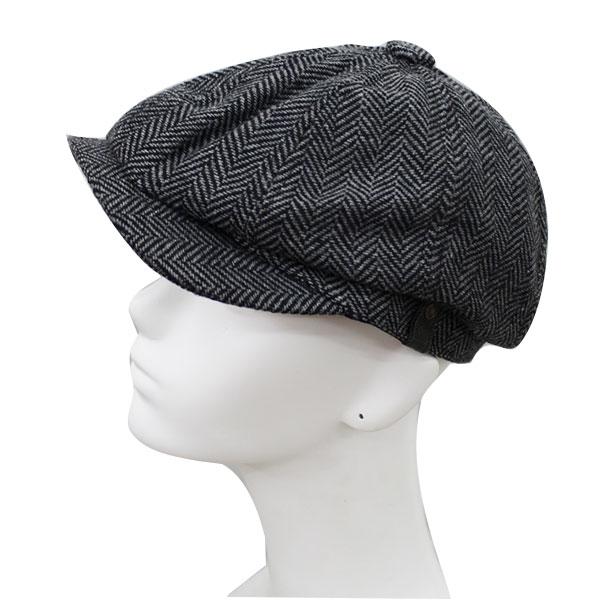 ヘリンボーン キャスケット 厚手 帽子 大きいサイズ キャスケット帽 キャップ ハンチング M L XL メンズ レディース CAP 1315 |  | 07