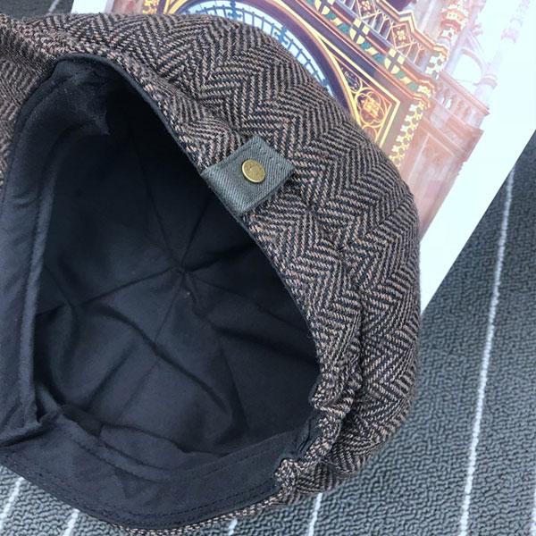 ヘリンボーン キャスケット 厚手 帽子 大きいサイズ キャスケット帽 キャップ ハンチング M L XL メンズ レディース CAP 1315 |  | 09