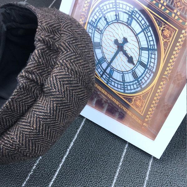 ヘリンボーン キャスケット 厚手 帽子 大きいサイズ キャスケット帽 キャップ ハンチング M L XL メンズ レディース CAP 1315 |  | 10