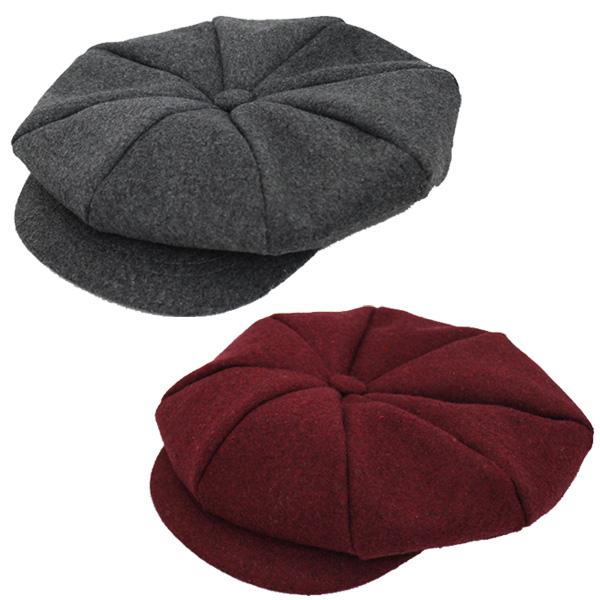 キッズ キャスケット 帽子 フェルト帽 無地 子供用 キャスケット帽 厚手 ハンチング キャップ 秋 冬 CAP 1322 |  | 07