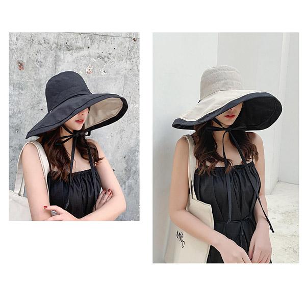 リバーシブル つば広 バケットハット 帽子 無地 シンプル バケット帽 コットン サファリハット UVカット 紫外線防止 レディース HAT 1593 |  | 08