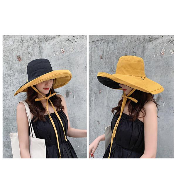 リバーシブル つば広 バケットハット 帽子 無地 シンプル バケット帽 コットン サファリハット UVカット 紫外線防止 レディース HAT 1593 |  | 12