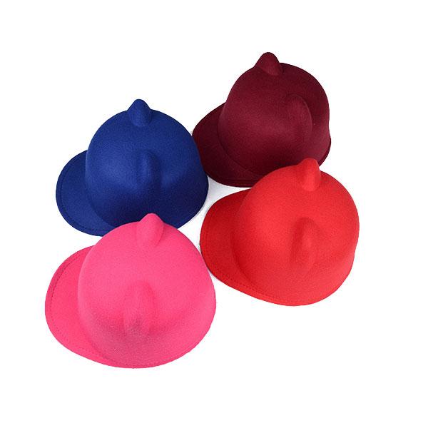 子供用 フェルトハット つば付き 帽子 キッズハット 猫耳 ネコ耳 レディースハット フェルト帽 乗馬キャップ 親子帽子 FELT HAT 3241 |  | 11