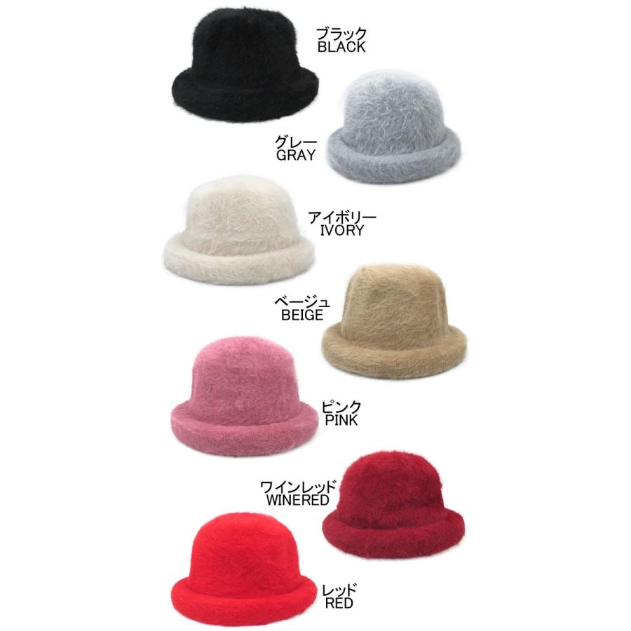 帽子　ファーハット　ボーラーハット　ふわふわ　もこもこ　フェイクファー　防寒　冬　高級感　毛皮　cap 3305 |  | 08