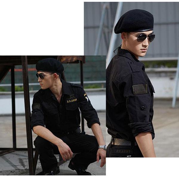 ミリタリー風 ベレー帽 フェルト帽子 ベレー ハット 大きいサイズ 無地 ミリタリーキャップ M L XL メンズ レディース BERET CAP 3405 |  | 07