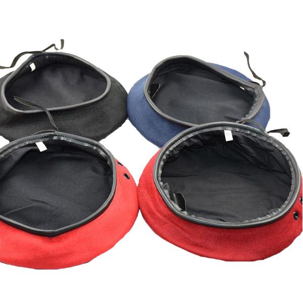 ミリタリー風 ベレー帽 フェルト帽子 軍帽 サバイバル ベレー ハット  