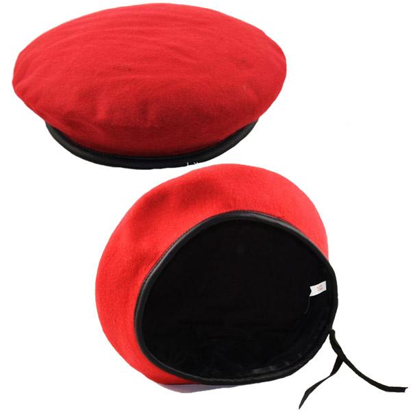 ミリタリー風 ベレー帽 フェルト帽子 軍帽 サバイバル ベレー ハット 無地 ミリタリーキャップ M メンズ レディース BERET CAP 3410 |  | 09