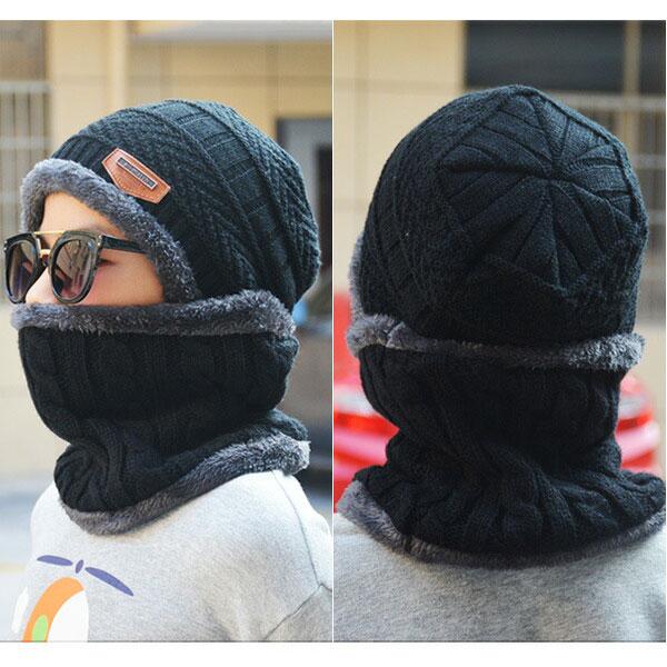 子供用 ニット帽 ネックウォーマー 2点セット 帽子 ボア付き キッズ帽子 厚手 ニットキャップ ワッチキャップ ビーニー メンズ レディース 秋 冬 KNIT CAP 4000 |  | 12