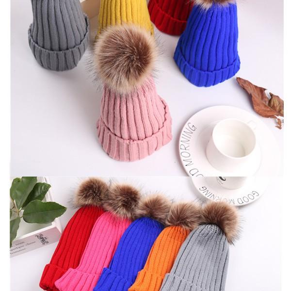 CA4LA 多色ニット帽 ファー付きポンポン カシラ EX WINTER ファーポンポン付ニット帽 リアルファー